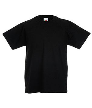 T-SHIRT ORIGINAL BAMBINO - FRUIT OF THE LOOM nero T-SHIRT ORIGINAL BAMBINO - FRUIT OF THE LOOM nero